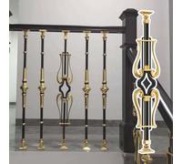 Barandillas para escaleras, Balaustres de escalera decorativos for barandillas interior y exterior, balaustres terraza con tornillos(Style 2,3 Packs)