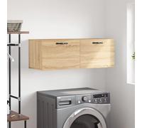 BaraSh Armario de Pared Mueble baño Auxiliar Armario Multiusos Armario Cocina Pared Madera ingeniería Roble Sonoma 100x36,5x35 cm - 830127