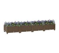 BaraSh Arriate 160x40x23 cm Polipropileno Jardineras Grandes Exterior Jardinera Rectangular