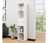 BaraSh Estantería librería Madera contrachapada estanteria habitacion estanterias para Libros libreria Mueble Blanco 36x30x171 cm