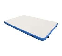 BaraSh Plataforma Flotante Inflable Azul y Blanco Barcas Hinchables Playa Barco Hinchable 200x150x15 cm