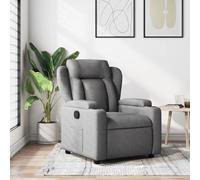 BaraSh Sillón reclinable de Tela Gris Oscuro Sofa Individual Sillon Masaje Relax Sofa 1 Plaza