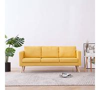 BaraSh Sofá de 3 plazas de Tela Amarillo Sofa Rinconera Sofá Cama Sofa Tres Plazas