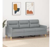 BaraSh Sofá de 3 plazas de Tela Gris Claro 180 cm Sofá Cama 3 Plazas Sofas De Salon Cheslong