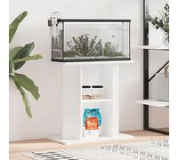 BaraSh Soporte para Acuario Madera de ingeniería Blanco 60x30x60 cm Acuario 120 litros
