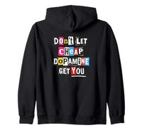 Barato Dopamina Detox Motivación Rescate Nota Cotización Sudadera con Capucha