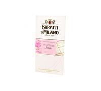 Baratti & Milano - TABLETTE CHOCOLAT BLANC A L'EXTRAIT NATUREL DE ROSE 75GR