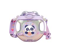 Barattoli di vetro impilabili (a 4 livelli) con coperchi in bambù, contenitori ermetici per la cucina