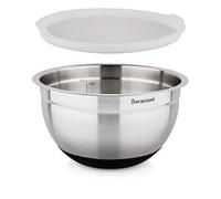 Barazzoni Bowl Acero Inoxidable 18/10 ø24 cm x H14,5 cm C/Cop, 18/10-Silicona, Diámetro 24 cm