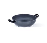 Barazzoni, Cacerola con revestimiento de cerámica, aluminio, diámetro de 28 cm, mango ergonómico, apta también para inducción, no PFAS, fabricada en Italia