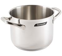 Barazzoni Chef Line Olla, diámetro 28 cm, Capacidad 11,8 litros, Fabricada en Italia, Acero Inoxidable 18/10, inducción + Gas, Triple Fondo, Libre de PFAS