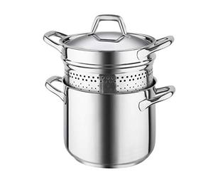 Barazzoni Espaguetiere Chef Line, Metal, Plateado, 22 Centimeters cm