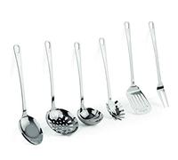 Barazzoni, Juego de cucharas 6 Piezas, Acero Inoxidable 18/10