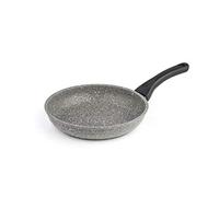 Barazzoni Monolitica - Sartén (Efecto Piedra, Aluminio Revestido de marmotech, Fondo Especial de inducción, Aluminio y Acero, diámetro 28 cm), Color Gris