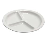 Barazzoni Saturnia Napoli - Plato con Tres Compartimentos (26 cm), Color Blanco