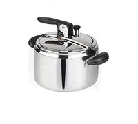 Barazzoni Olla a presión Amelia+ 22 cm 5 L apta para inducción Acero negro Fabricada en Italia