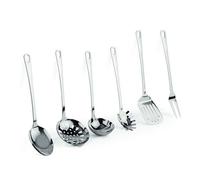 Barazzoni Moka Cafetera Híbrida 3 Tz-Apta para Planes de inducción, Acero, 6 Tazas, 6 artículos