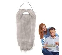 Barba falsa | Barba realista para disfraz de hombre | Accesorios de fiesta falsos masculinos para Halloween, Navidad, mascarada y actuaciones en escenario