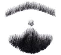Barba falsa cabello humano barba realista bigote falso invisible