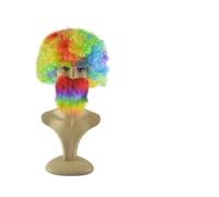 Barba Falsa Juego de 3 Piezas Barba postiza, Cejas y Cabello Rizado for Halloween