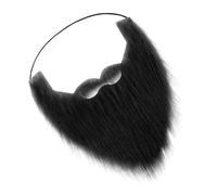 Barba Postiza Negro Camuflaje Fiesta Mexicana Barba Falsa Novedad Etiqueta Bigote Postizo Correa Realista Cordón Elástico Ajustable Disfraz Barba Vello Facial Falso Fiesta de Disfraces de Halloween