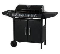 Barbacoa a gas "festa 5" - 5 quemadores (1 lateral) - 12.9 kw - negro