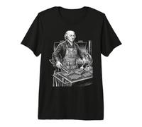 Barbacoa a la Parrilla John Adams Camiseta Premium