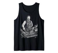 Barbacoa a la Parrilla Theodore Roosevelt Camiseta sin Mangas