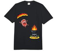 Barbacoa Bandera Alemana Parrilla Carne Comfort Colors Adult Heavyweight T-Shirt