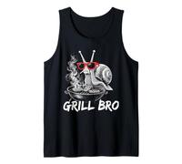 Barbacoa Bro Caracol BBQ Snail Griller Divertido Diseño Camiseta sin Mangas