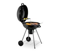 Barbacoa carbón Parrilla de jardín Barbacoa con ruedas 53 cm Barbacoa portátil