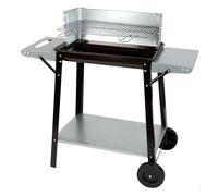 Barbacoa carbón portátil con parrilla 4 alturas aktive 32 cm