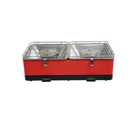 Barbacoa Carbón vegetal Feuerdesign Santorin 69 cm Rojo