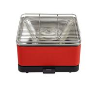 Barbacoa Carbón vegetal Feuerdesign Teide 34 cm Rojo