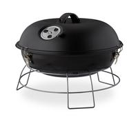 Barbacoa carbon vegetal parrilla de camping 2,2 kg fácil limpieza asador redondo