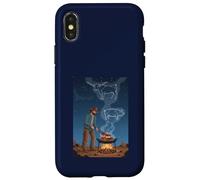 Barbacoa Cowboy in The Galaxy Night: Escena artística de Western Grill Carcasa para iPhone X/XS