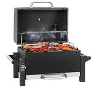 Barbacoa de camping plegable, barbacoa de carbón vegetal portátil, barbacoa de mesa para cocina de camping y exterior, mini barbacoa de carbón plegable con parrilla, ideal para barbacoa, viajes