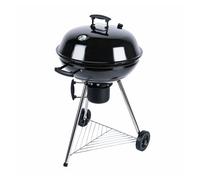 Barbacoa de carbón, ø53cm negro - 65.5x65.5x98 cm