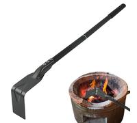 Barbacoa de carbón de carbón - raspador de horno de pizza, mango largo SCOOP | Asenina de cenizas Accesorios Cleaner Utility Chimenea Equipo de chimenea Equipo de cocción al aire libre Madre utensil a