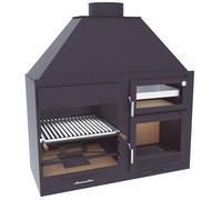 Barbacoa de carbón o madera bea f14 recomendado para más de 10 personas