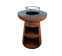 Barbacoa de carbón o madera efp55rco recomendado para de 6 a 10 comensales
