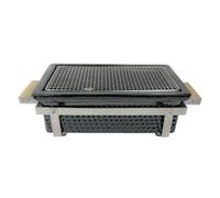 Barbacoa de Carbón Portátil con Mango de Madera Anti-quemaduras, Resistente a Altas Temperaturas, Segura e Higiénica Para Fiestas y Picnics