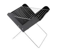 Barbacoa de carbón vegetal portátil, barbacoa portátil de carbón vegetal para camping | Heavy Duty Metal Desktop Camp Fire Outdoor Equipo de cocina para barbacoa -Picnicks Fogatas