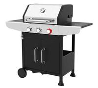 Barbacoa de gas ProfiCook PC-GG 1310 3 quemadores 11 kW gusseisen acero inoxidable