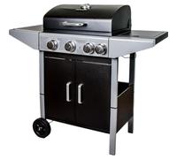 Barbacoa de Gas Ravanson GO-3 13 kW 4 Quemadores Negro