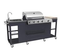 Barbacoa de gas Texas 4+1 quemadores 17,2 kW 2 años de garantía