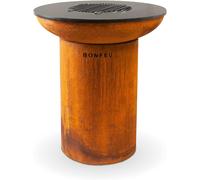 Barbacoa de leña para exterior bonbiza corten