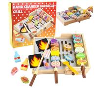 Barbacoa del,Set de Juego Interactivo con Simulación Realista - Cocina Infantil Exterior - para Niños y Niñas Hijo e Hija Cumpleaños Parque Cocina Exterior Jardín y Patio