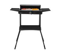 Barbacoa Eléctrica 2200W VALBERG de Sobremesa y con Pie Negro VAL-EL2200