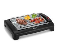 Barbacoa eléctrica Bomann BQ 1240 CB N, barbacoa de sobremesa, barbacoa de interior-exterior, barbacoa eléctrica de sobremesa para balcón/camping y más, 2000 vatios